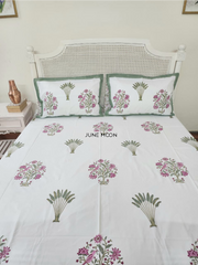 Floresta - Block Printed Bedsheet Set