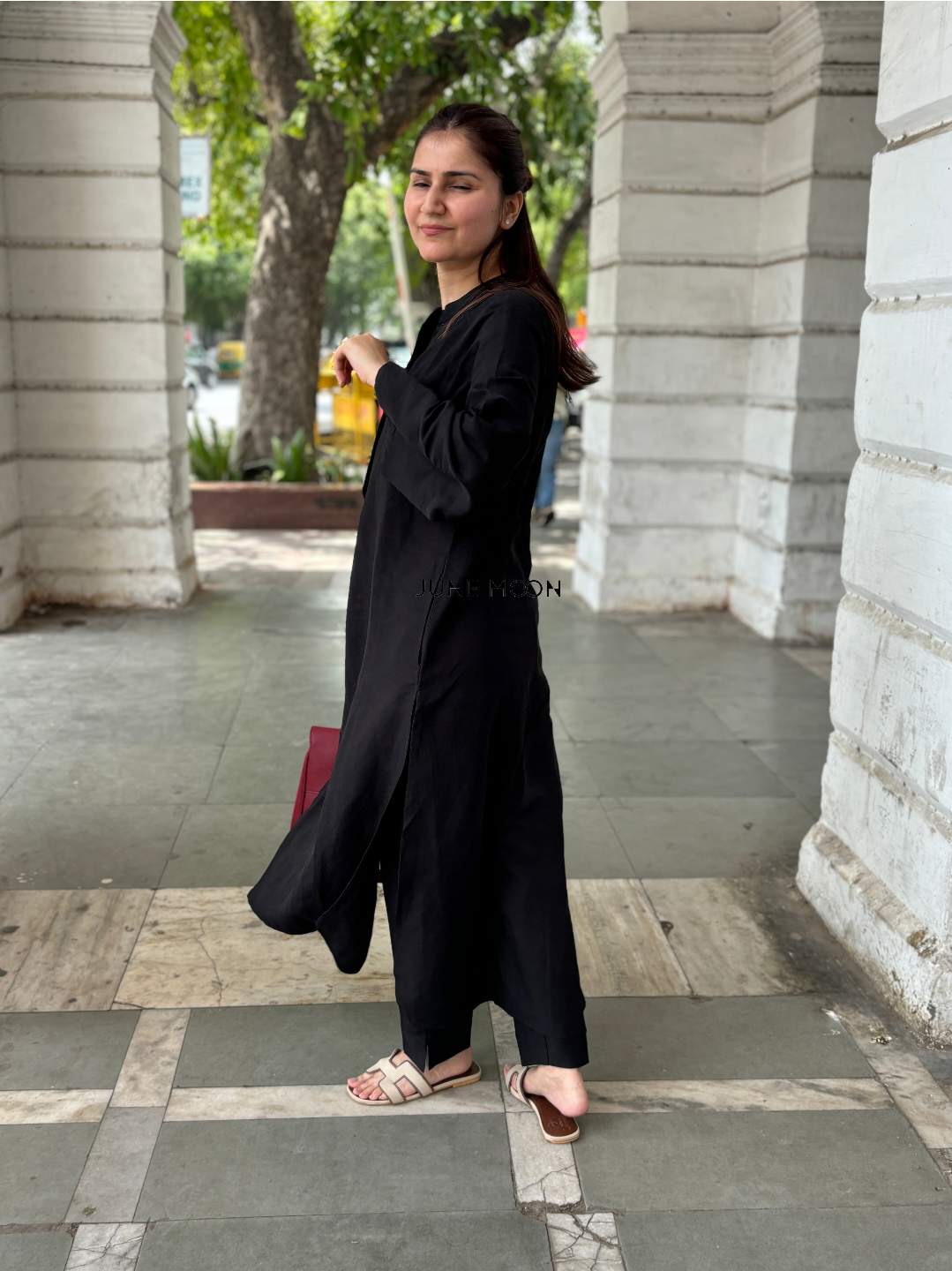 Sable - Linen Blend Kurta