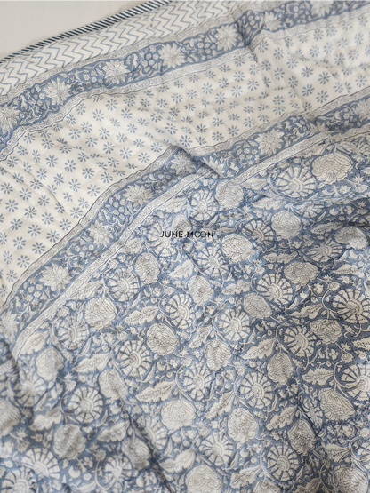 Chaandni - Block Printed Muslin Quilt