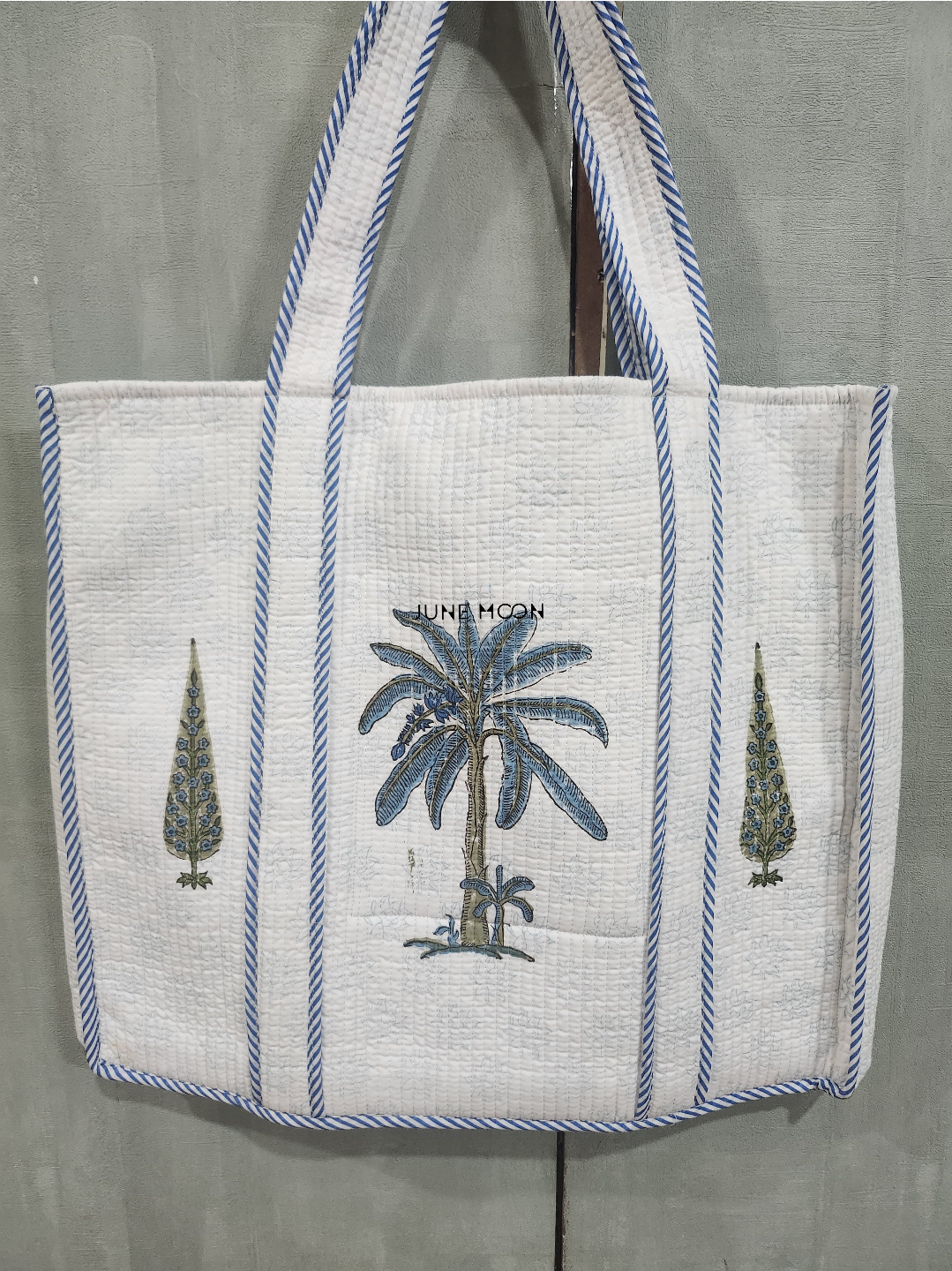 Roza - Block Printed Tote Bag