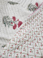 Load image into Gallery viewer, Scarlet - Block Printed Muslin Quilt