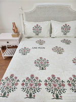 Load image into Gallery viewer, Uphaar - Block Printed Bedsheet Set (Thick Cotton)
