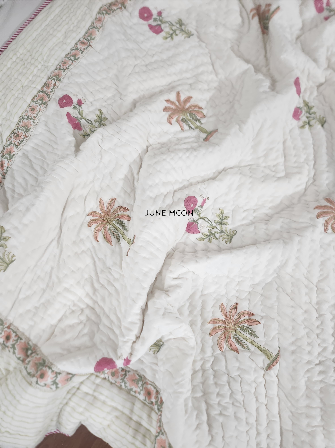 Vasundhara - Block Printed Muslin Quilt