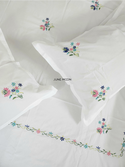 Shirley - Embroidered Bedsheet Set