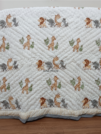 Jungle Safari - Baby Quilt
