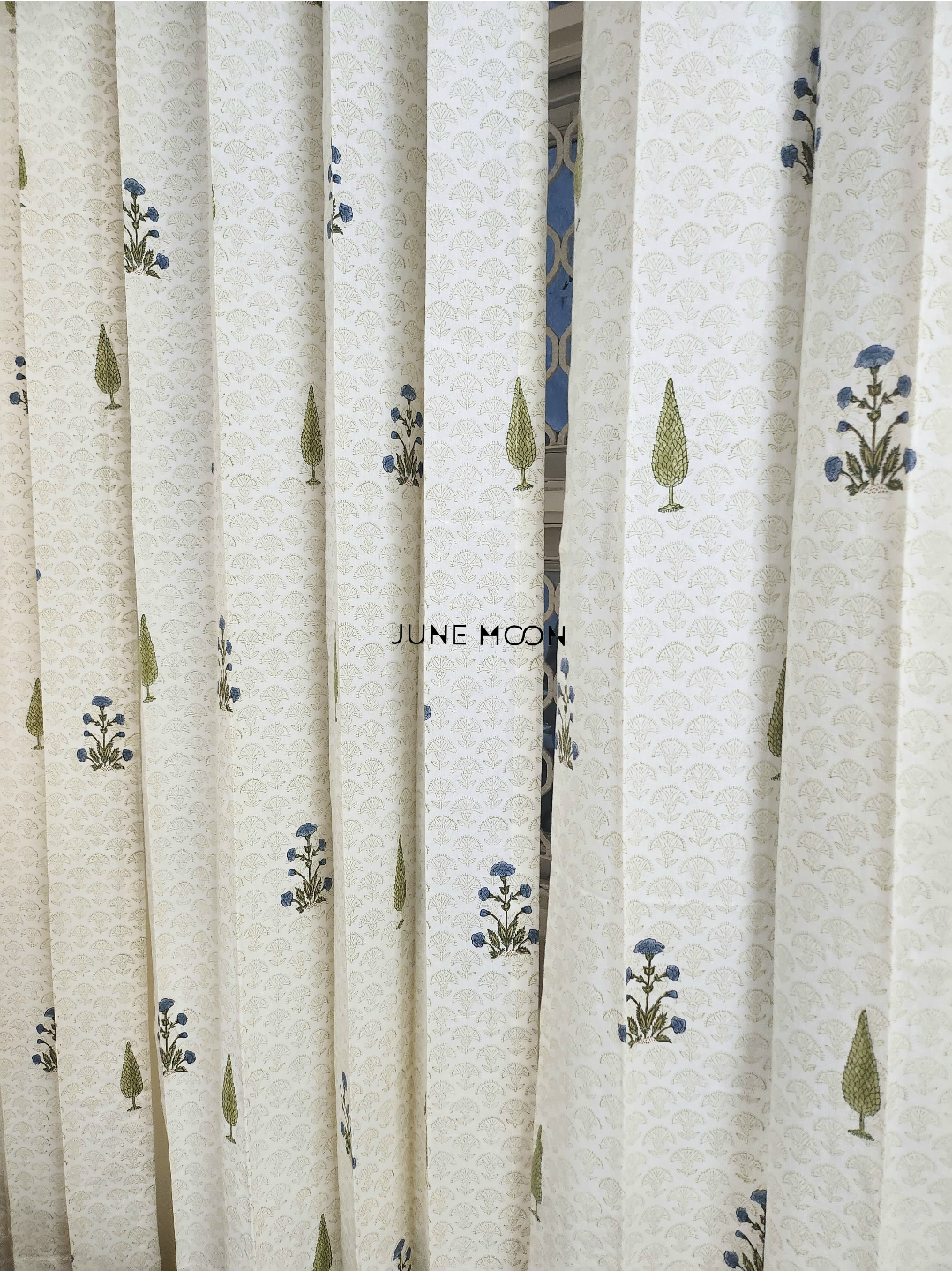 Chandni Bagh - Block Printed Curtains
