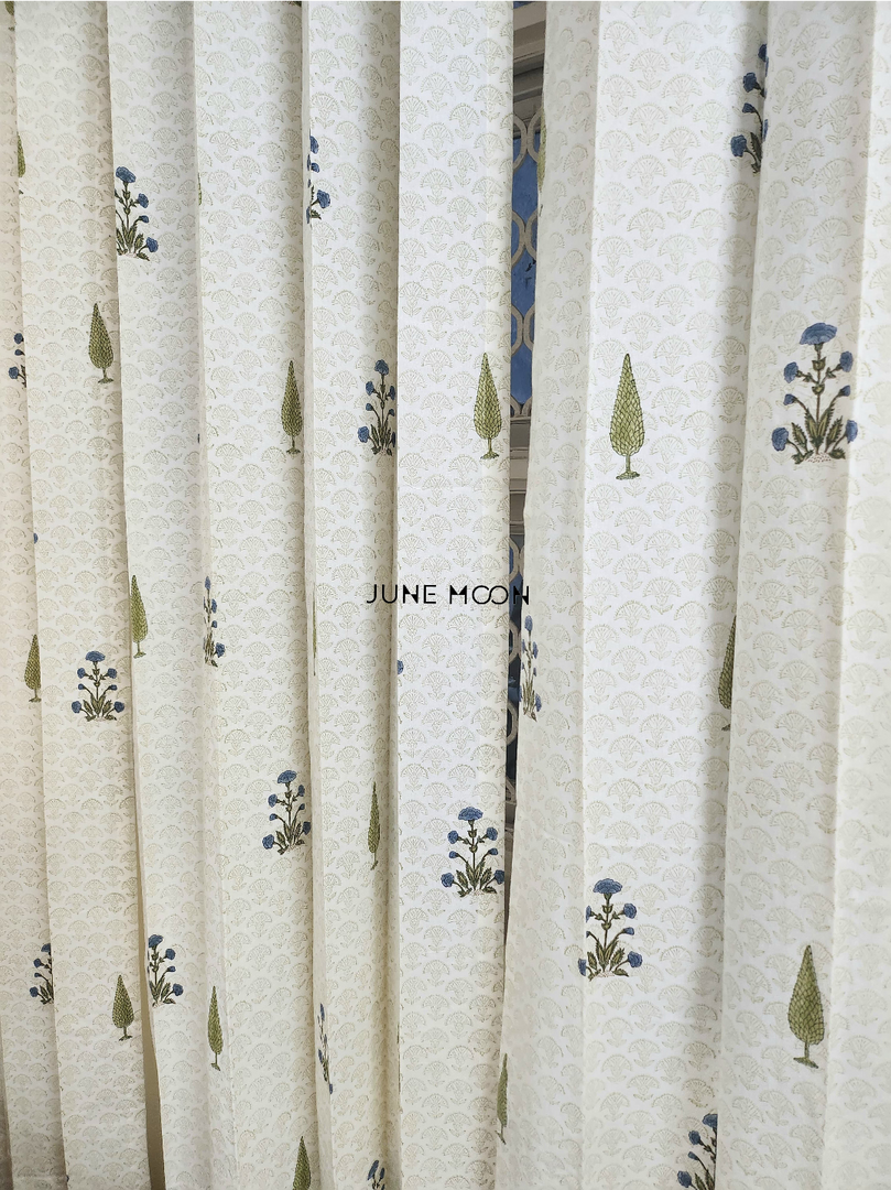 Chandni Bagh - Block Printed Curtains