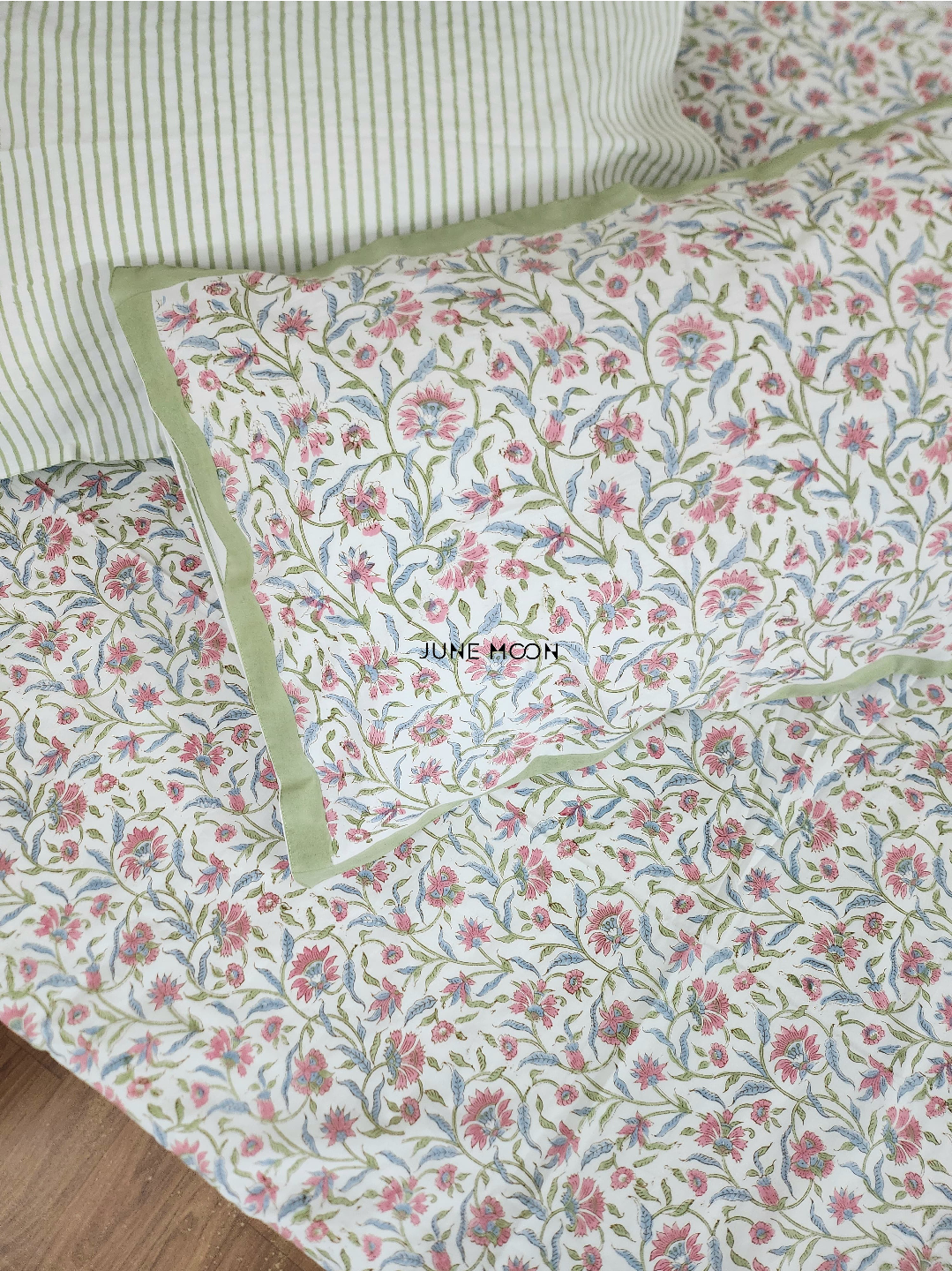 Khanak - Block Printed Bedsheet Set