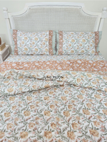 Load image into Gallery viewer, Albeli - Block Printed Muslin Quilt
