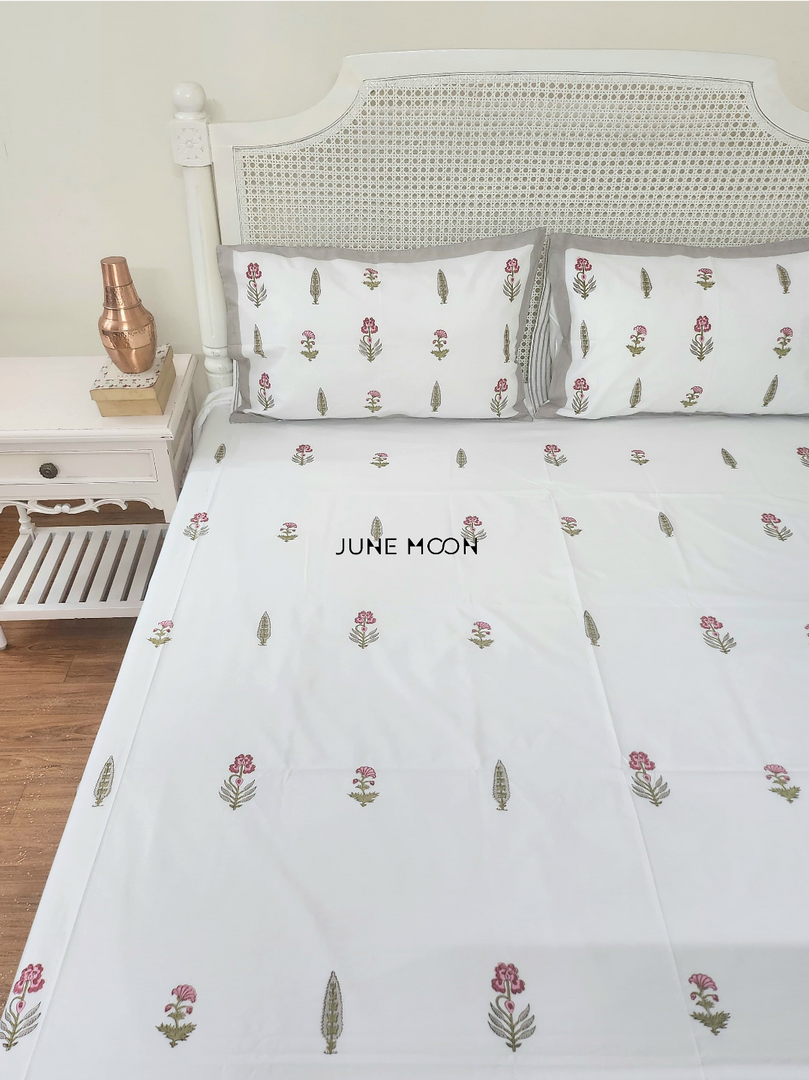 For Your Eyes - Block Printed Bedsheet Set