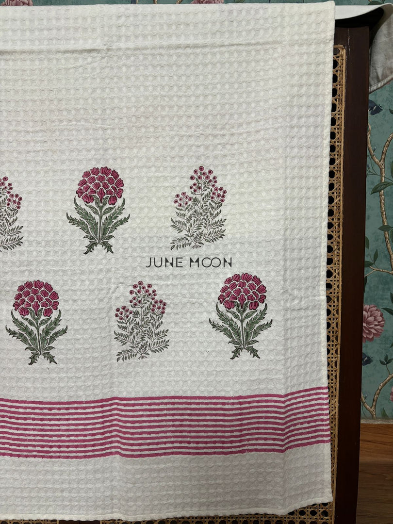 Firdaus - Block Printed Bath Towel