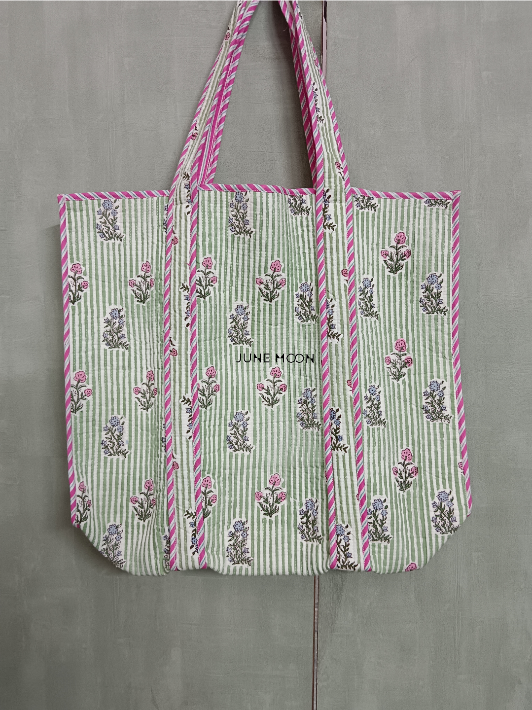 Roza - Block Printed Tote Bag