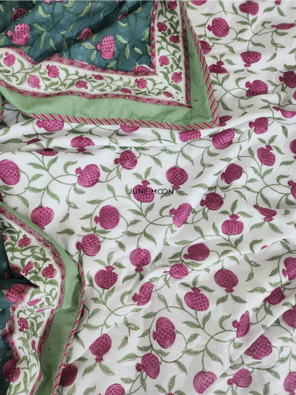 Kudrat - Block Printed Muslin Dohar