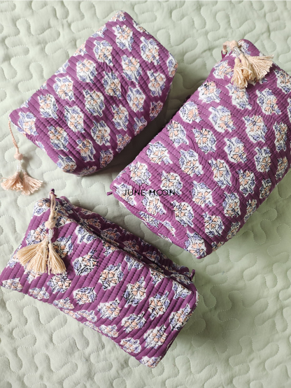 Naveli - Set of 3 Cosmetic Bags