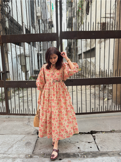 Princess Diaries - Block Printed Cotton Dress