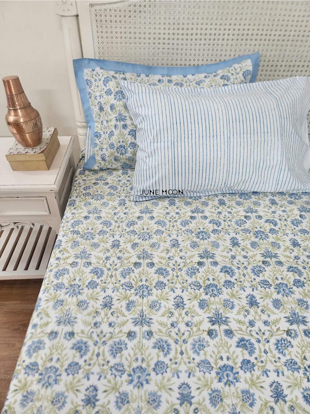 Delilah - Block Printed Bedsheet Set
