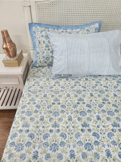 Delilah - Block Printed Bedsheet Set