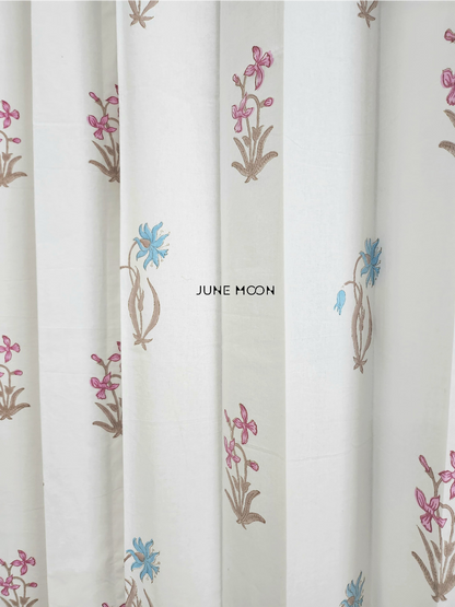 Song of Hope - Block Printed Curtains