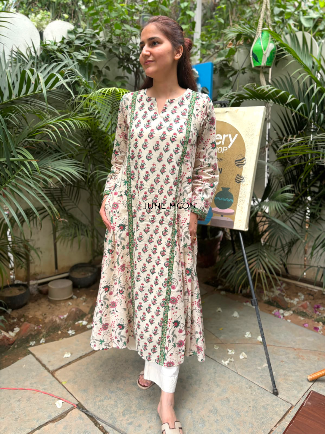 Tulsi - Block Printed Kurta
