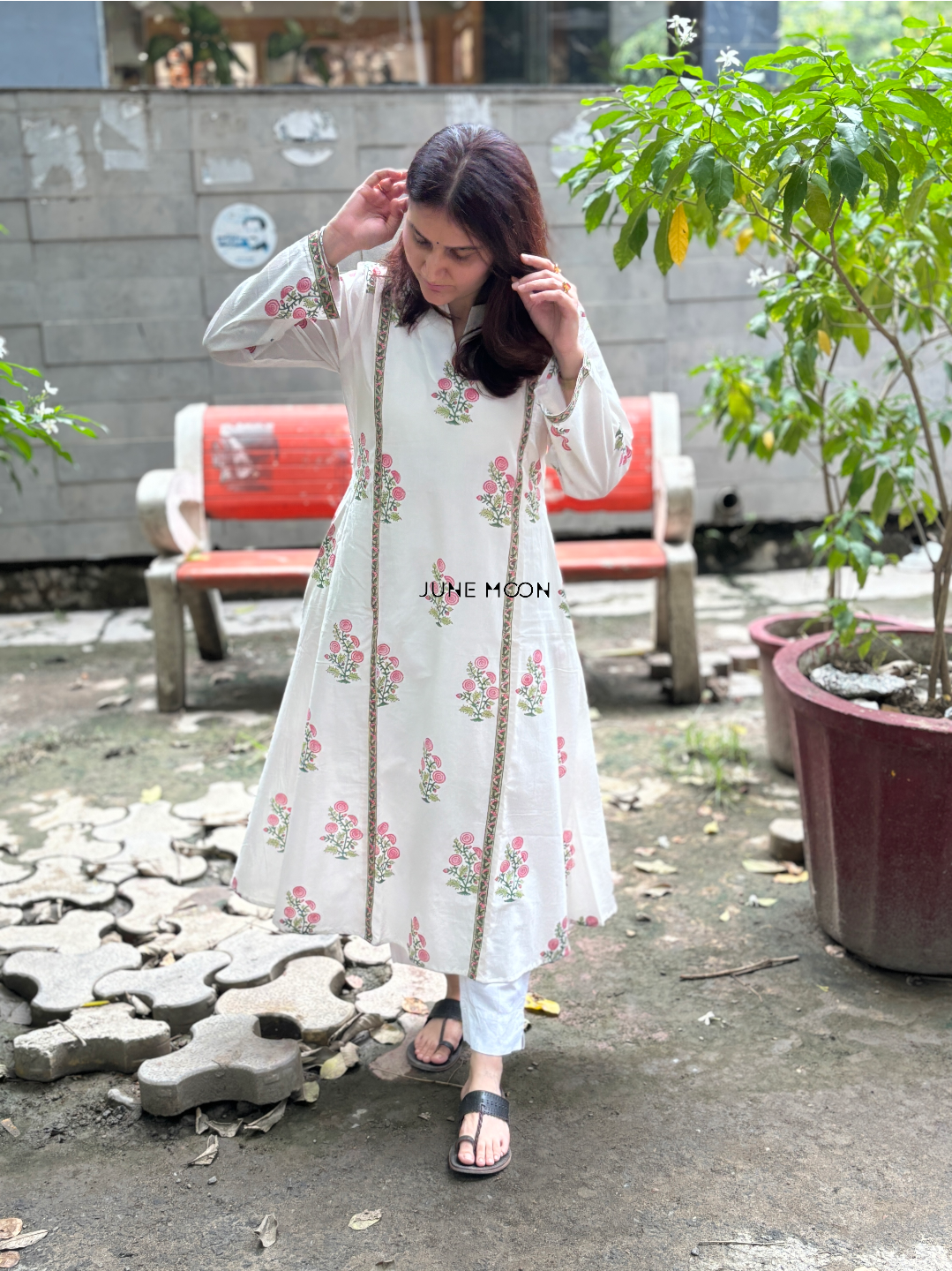 Mihika - Block Printed Cotton Kurta