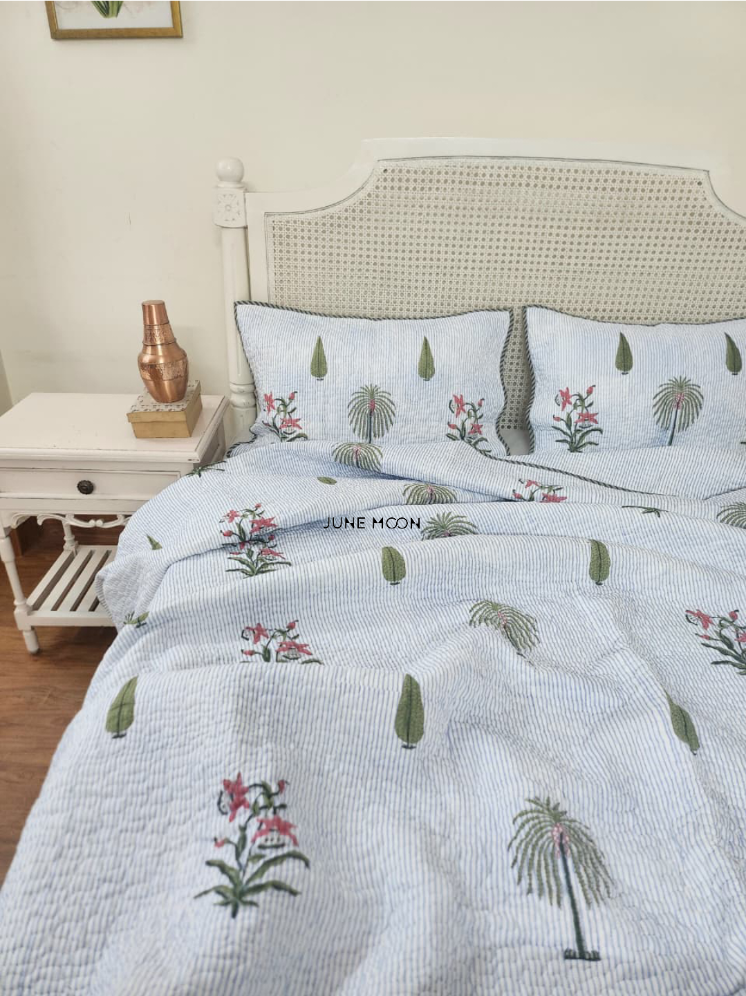 Rimjhim - Quilted Bedcover Set