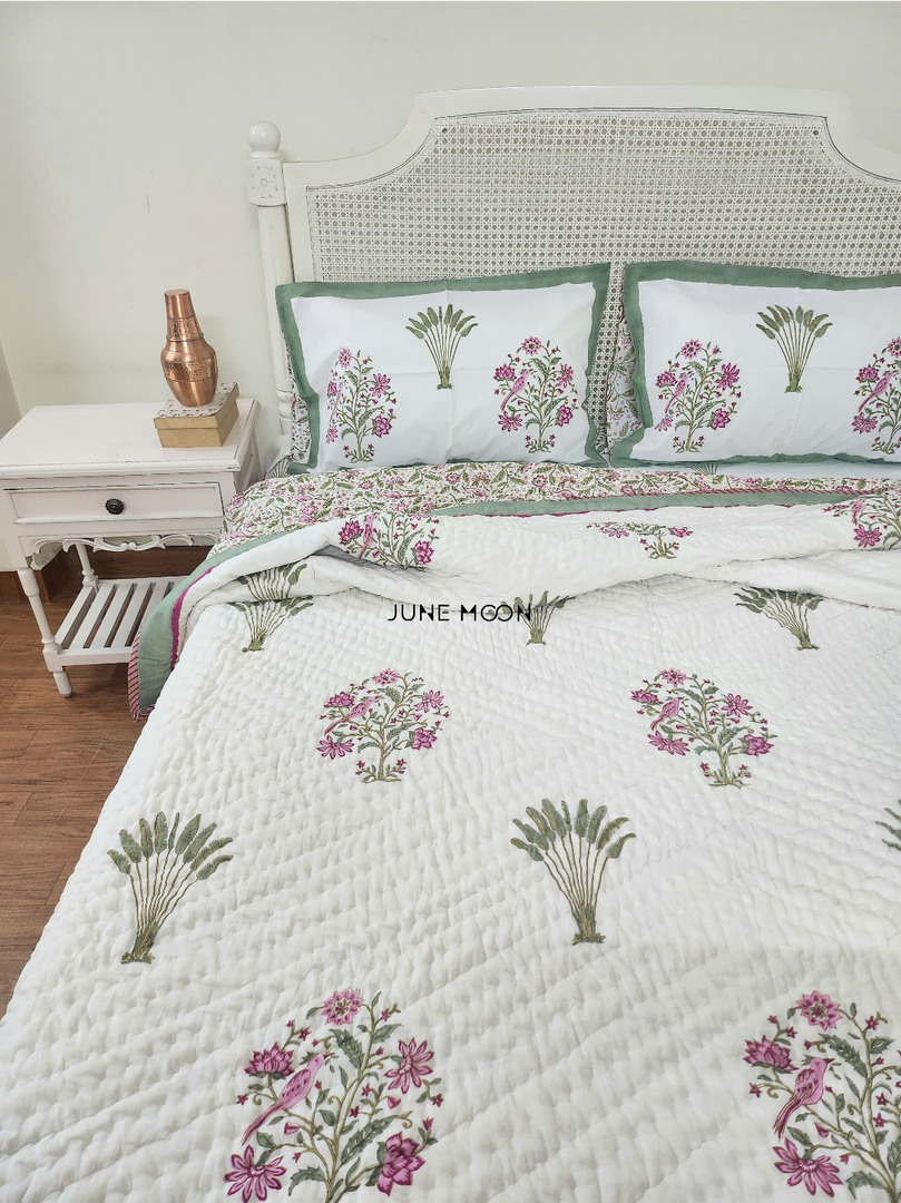 Floresta - Block Printed Muslin Quilt