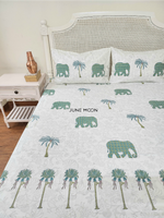 Load image into Gallery viewer, Uphaar - Block Printed Bedsheet Set (Thick Cotton)
