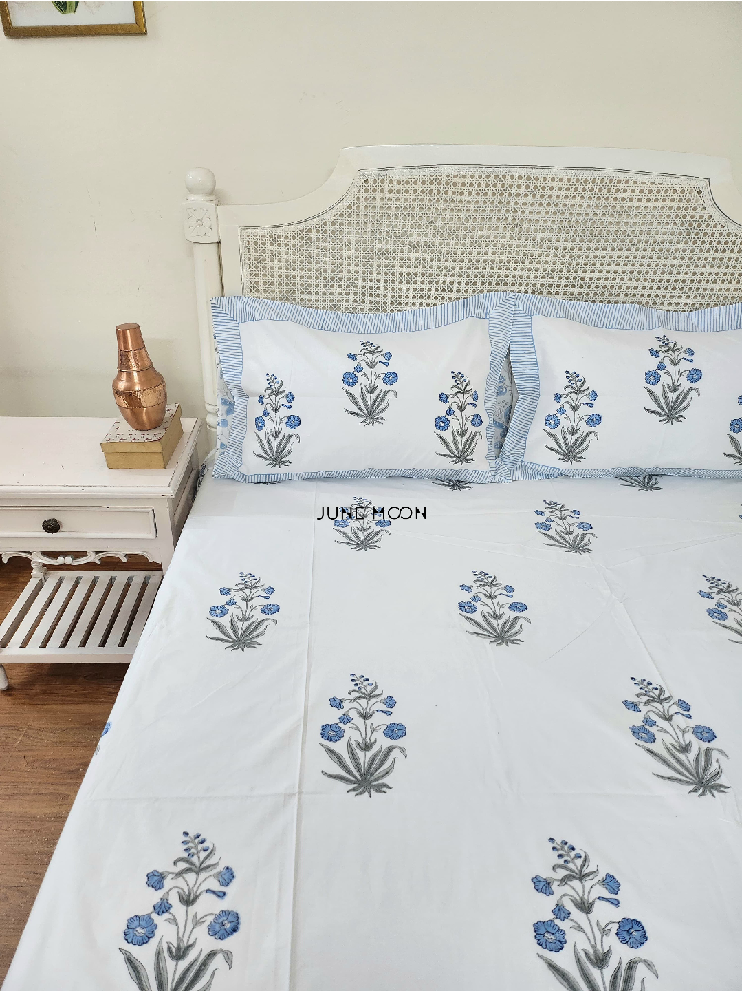 Falak - Block Printed Bedsheet Set
