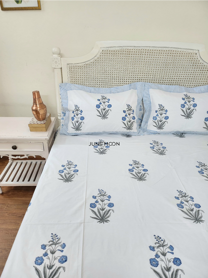 Falak - Block Printed Bedsheet Set