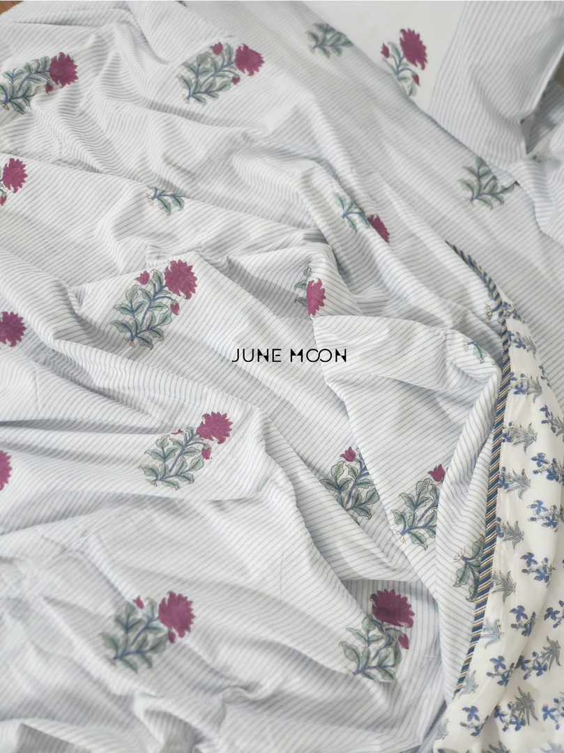 Piece of Moon - Block Printed Muslin Dohar
