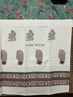 Load image into Gallery viewer, Firdaus - Block Printed Bath Towel
