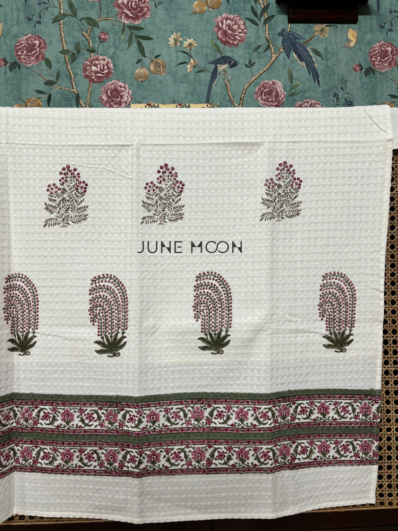 Firdaus - Block Printed Bath Towel