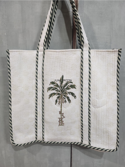 Roza - Block Printed Tote Bag