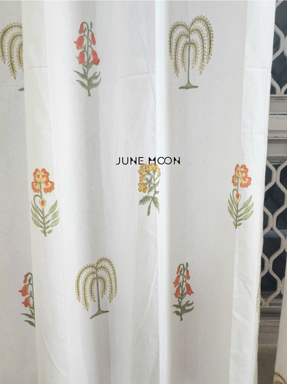 My Little Sunshine - Block Printed Curtains