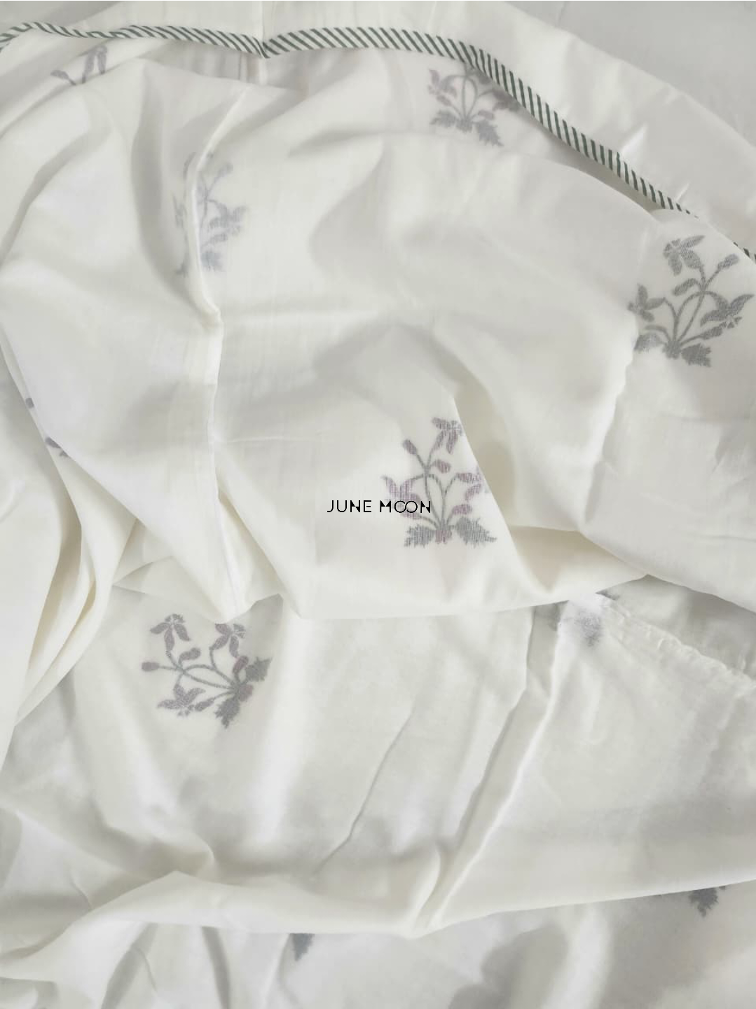 Mallika - Block Printed Muslin Dohar
