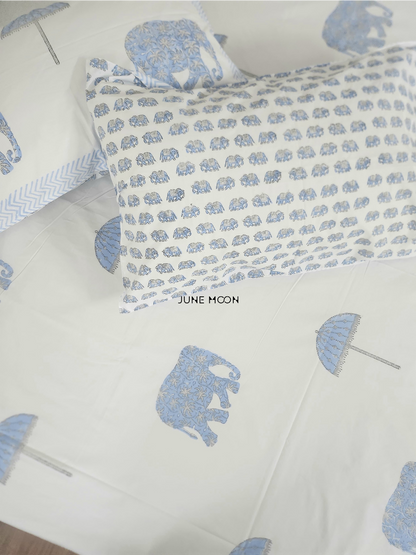 Soft Sanctuary - Block Printed Bedsheet Set