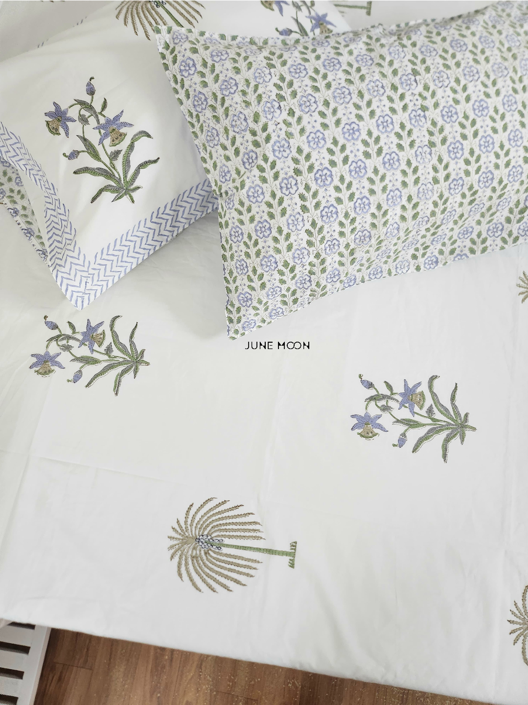 Beverly - Block Printed Bedsheet Set