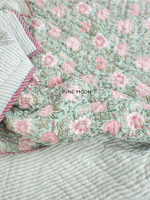 Load image into Gallery viewer, Sagewood - Block Printed Muslin Quilt
