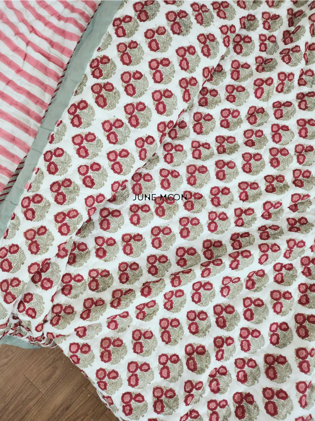 Noor - Block Printed Muslin Quilt