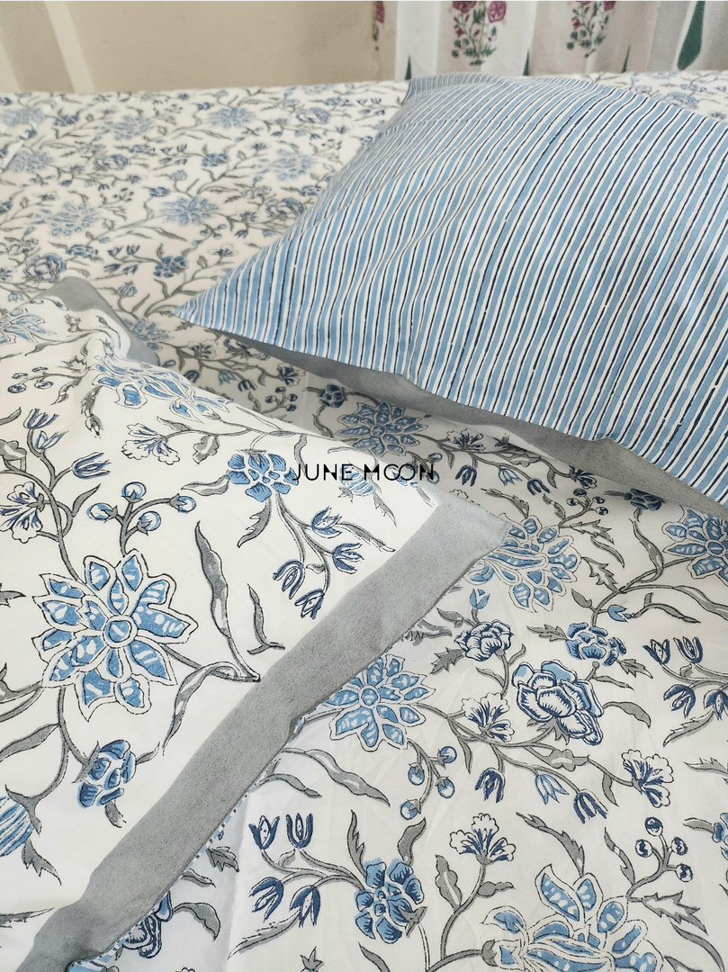 Nehar - Block Printed Bedsheet Set