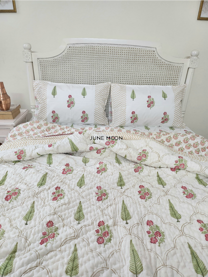 Mehreen - Set of Quilt &amp; Bedsheet