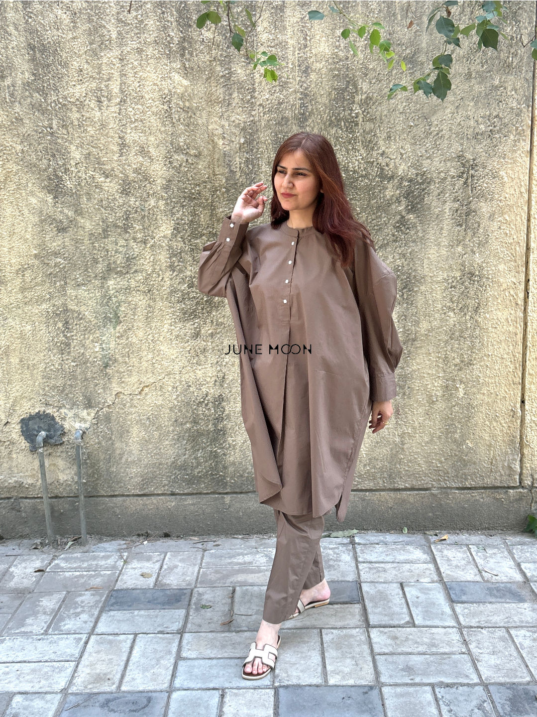I’m Unstoppable - Boxy Fit High Low Co-ord Set