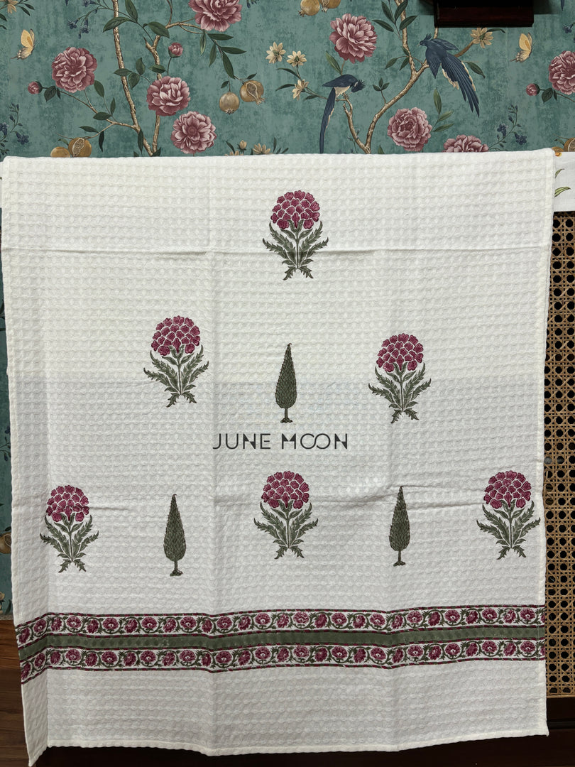 Firdaus - Block Printed Bath Towel