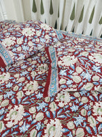 Load image into Gallery viewer, Bindiya - Block Printed Bedsheet Set
