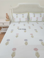 Load image into Gallery viewer, Cosmos - Block Printed Bedsheet Set
