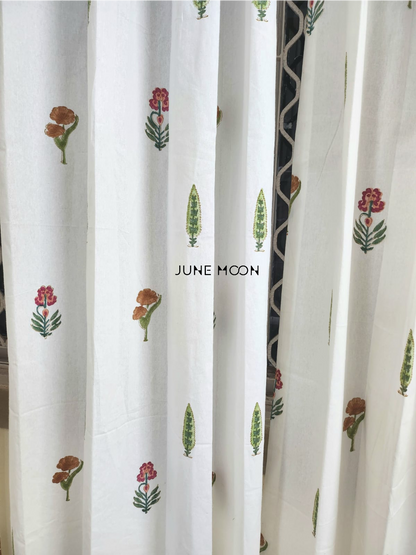 Shades of Grace - Block Printed Curtains
