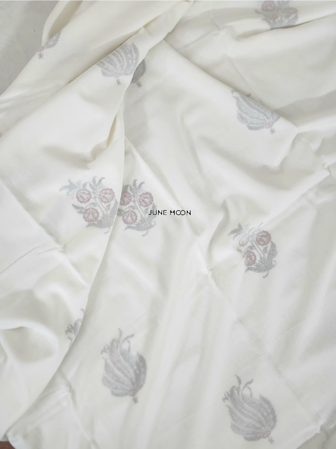 Bela - Block Printed Muslin Dohar
