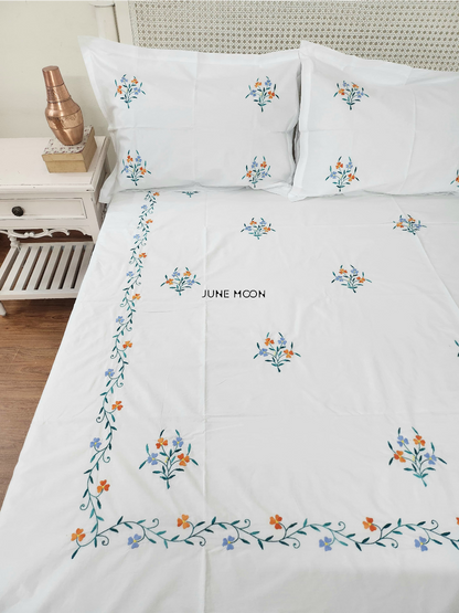 Daffodil - Embroidered Bedsheet Set