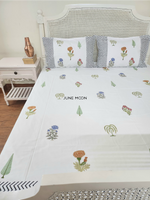 Load image into Gallery viewer, Core Hues - Block Printed Bedsheet Set
