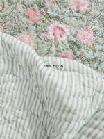 Load image into Gallery viewer, Sagewood - Block Printed Muslin Quilt
